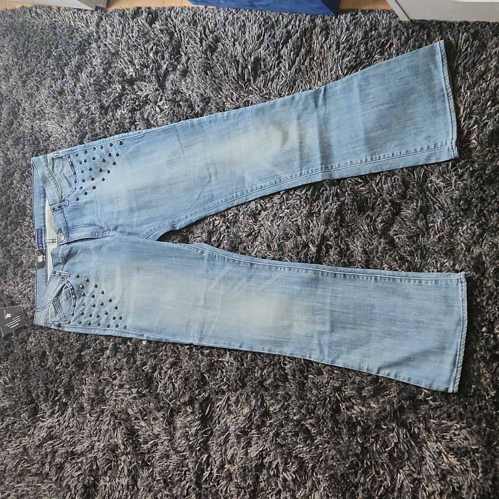 Rock & Republic Bootcut Kasandra studded denim jeans